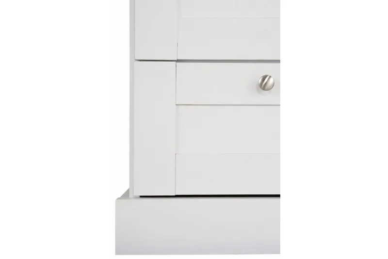 Dareia garderobe 60 cm - hvid/Brun - Opbevaring - Tøjopbevaring - Garderobeskabe - Garderobeskab & klædeskab