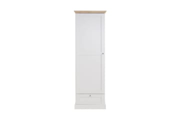 Dareia garderobe 60 cm - hvid/Brun - Opbevaring - Tøjopbevaring - Garderobeskabe - Garderobeskab & klædeskab