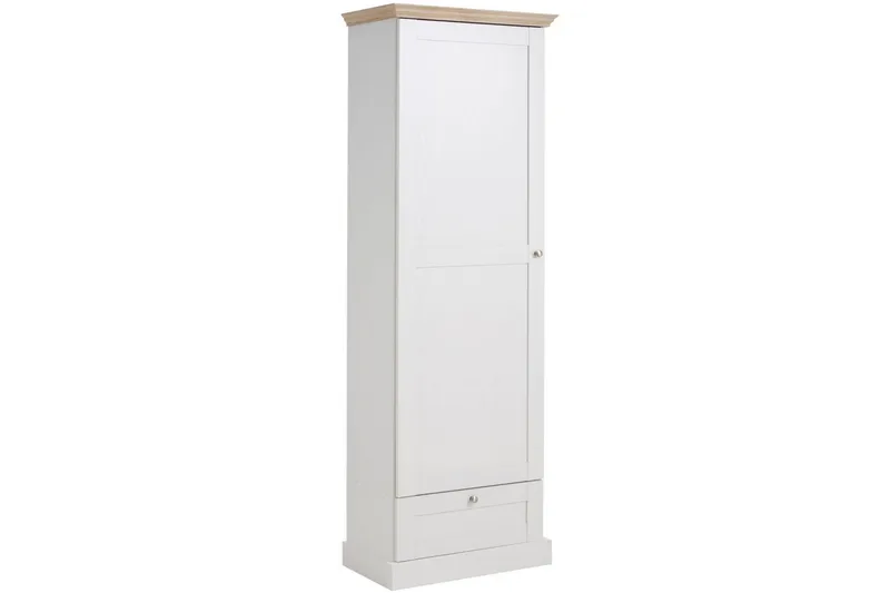 Dareia garderobe 60 cm, hvid/Brun