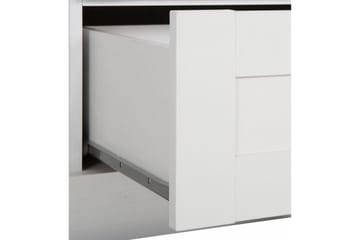 Dareia garderobe 60 cm - hvid/Brun - Opbevaring - Tøjopbevaring - Garderobeskabe - Garderobeskab & klædeskab