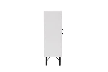 Dot Garderobeskab 95x111 cm Brun/Hvid - Hanah Home - Opbevaring - Tøjopbevaring - Garderobeskabe - Garderobeskab & klædeskab