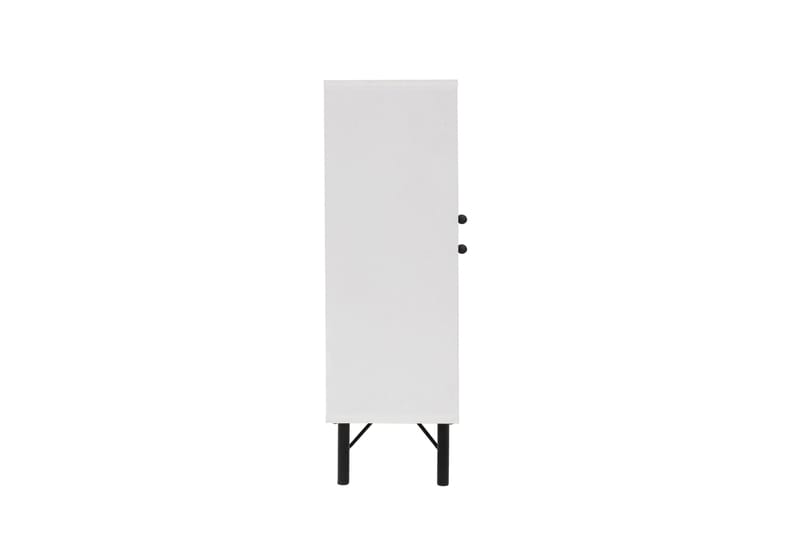 Dot Garderobeskab 95x111 cm Brun/Hvid - Hanah Home - Opbevaring - Tøjopbevaring - Garderobeskabe - Garderobeskab & klædeskab