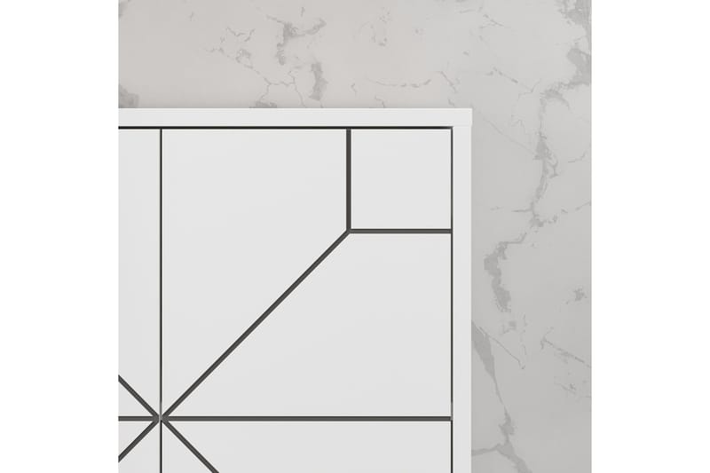 Dune Garderobeskab 62,6x136 cm Hvid - Hanah Home - Opbevaring - Tøjopbevaring - Garderobeskabe - Garderobeskab & klædeskab