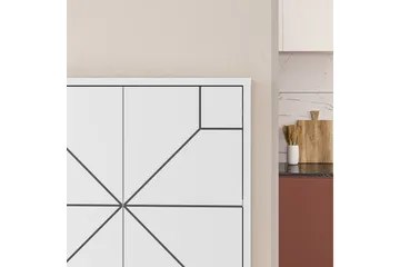 Dune Garderobeskab 62,6x136 cm Hvid - Hanah Home - Opbevaring - Tøjopbevaring - Garderobeskabe - Garderobeskab & klædeskab