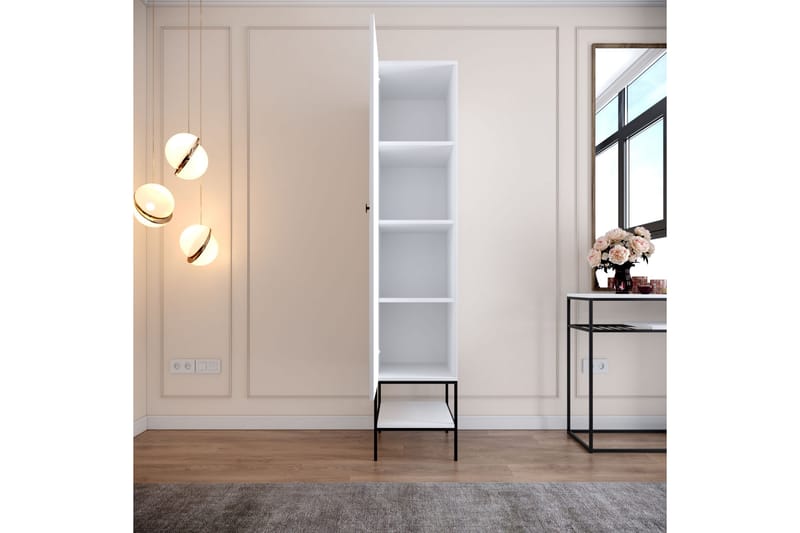 Elesham Garderobe 50x42 - Hvid - Opbevaring - Tøjopbevaring - Garderobeskabe - Garderobeskab & klædeskab