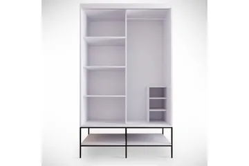 Elesham Garderobe 57x120 - Hvid - Opbevaring - Tøjopbevaring - Garderobeskabe - Garderobeskab & klædeskab