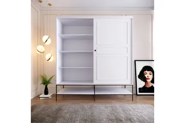 Elesham Garderobe 57x190 - Hvid - Opbevaring - Tøjopbevaring - Garderobeskabe - Garderobeskab & klædeskab