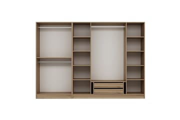 Fruitland Garderobe 270 cm - Brun - Opbevaring - Tøjopbevaring - Garderobeskabe - Garderobeskab & klædeskab