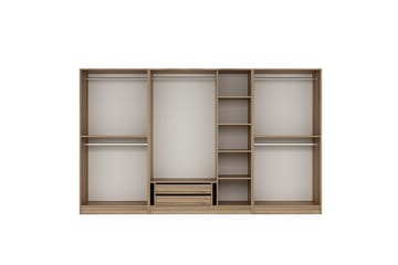 Fruitland Garderobe 315 cm - Brun - Opbevaring - Tøjopbevaring - Garderobeskabe - Garderobeskab & klædeskab