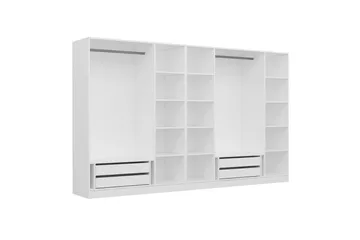 Fruitland Garderobe 315 cm - Hvid - Opbevaring - Tøjopbevaring - Garderobeskabe - Garderobeskab & klædeskab