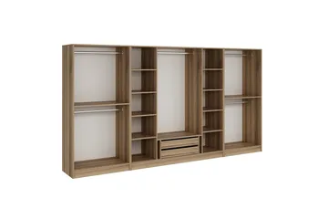 Fruitland Garderobe 360 cm - Brun - Opbevaring - Tøjopbevaring - Garderobeskabe - Garderobeskab & klædeskab