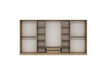 Fruitland Garderobe 360 cm - Brun - Opbevaring - Tøjopbevaring - Garderobeskabe - Garderobeskab & klædeskab
