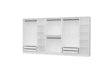 Fruitland Garderobe 360 cm - Hvid - Opbevaring - Tøjopbevaring - Garderobeskabe - Garderobeskab & klædeskab