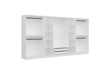 Fruitland Garderobe 360 cm - Hvid - Opbevaring - Tøjopbevaring - Garderobeskabe - Garderobeskab & klædeskab