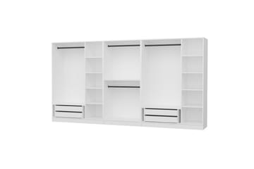 Fruitland Garderobe 360 cm - Hvid - Opbevaring - Tøjopbevaring - Garderobeskabe - Garderobeskab & klædeskab