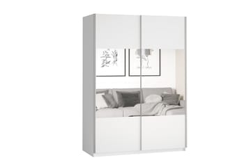 Lecia Garderobe 120x210 cm - Hvid - Opbevaring - Tøjopbevaring - Garderobeskabe - Garderobeskab & klædeskab