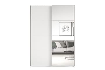Lecia Garderobe 120x210 cm - Hvid - Opbevaring - Tøjopbevaring - Garderobeskabe - Garderobeskab & klædeskab