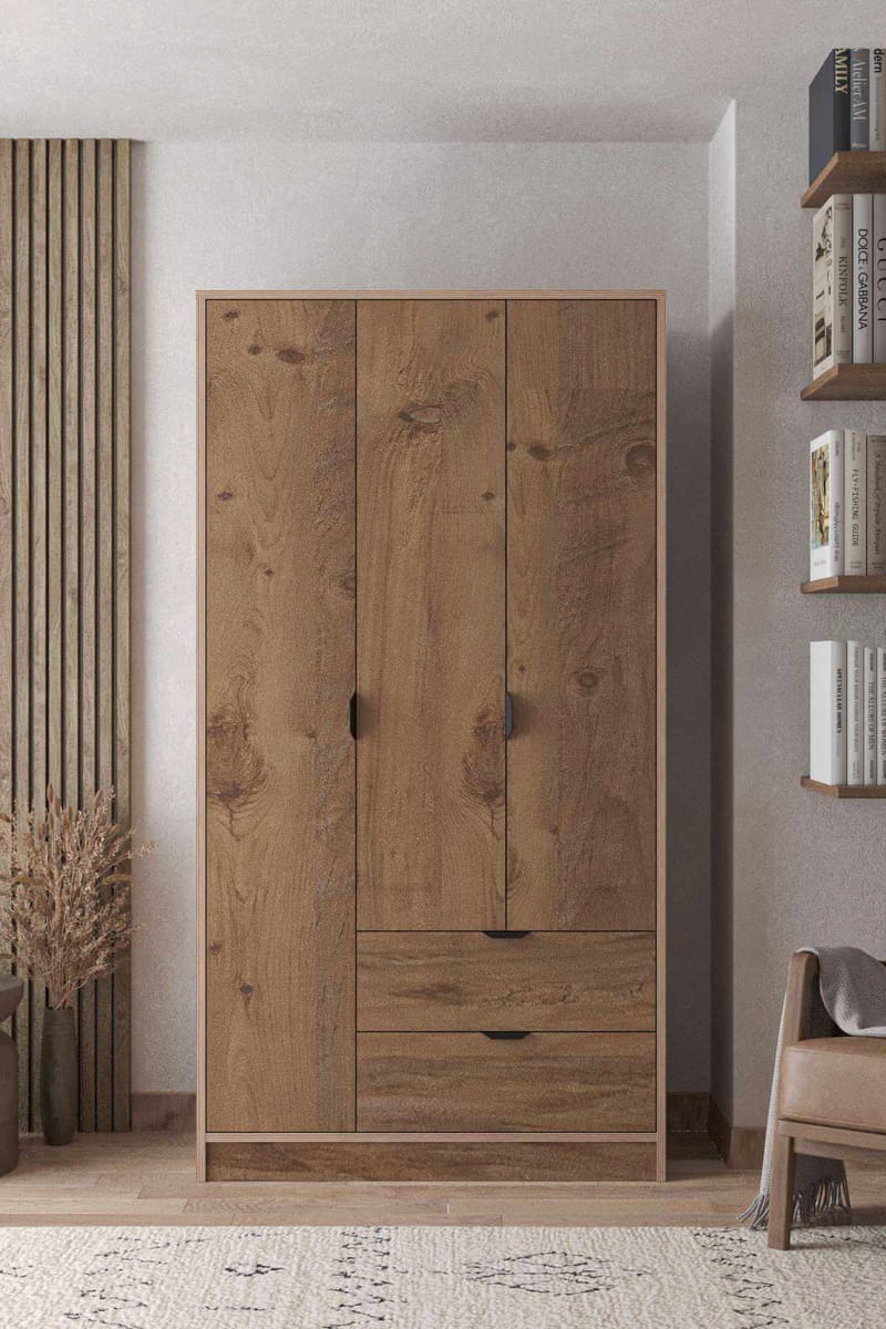 Olyros garderobe 97x182 cm - Atlas Fyr - Opbevaring - Tøjopbevaring - Garderobeskabe - Garderobeskab & klædeskab