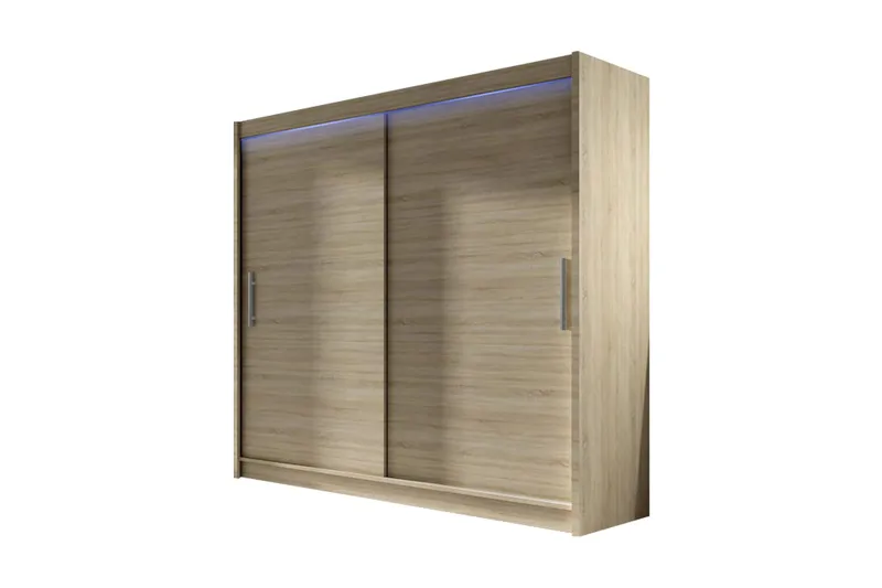 Prags Garderobe 180x57x215 cm, Beige