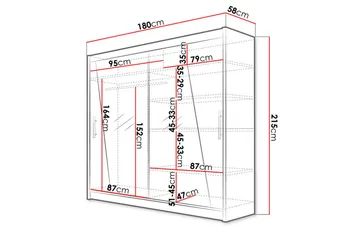 Prags Garderobe LED -belysning - Hvid | RGB LED - Opbevaring - Tøjopbevaring - Garderobeskabe - Garderobeskab & klædeskab