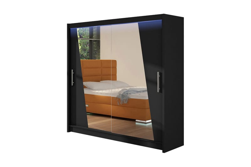 Prags Garderobe LED -belysning, Sort | RGB LED