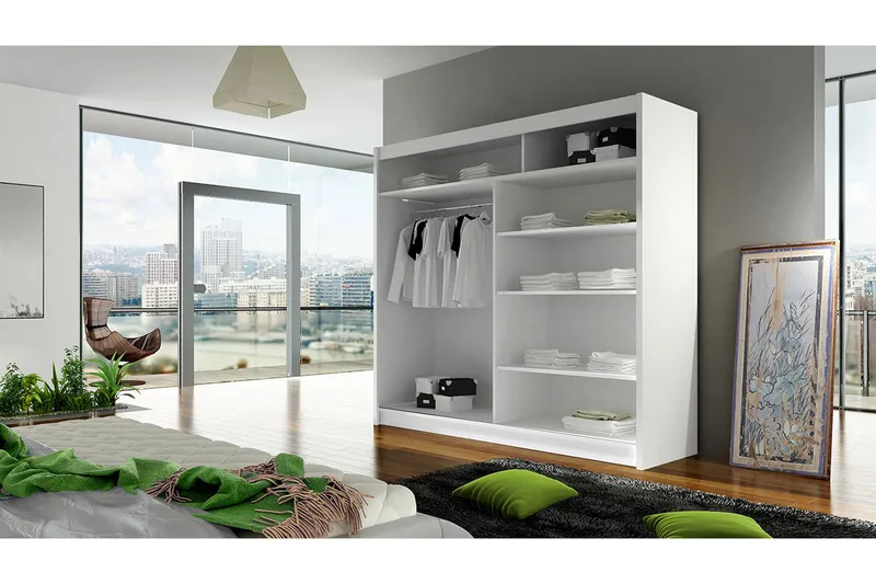 Prags Garderobe LED -belysning - Sort | RGB LED - Opbevaring - Tøjopbevaring - Garderobeskabe - Garderobeskab & klædeskab