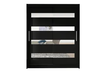 Presto Garderobe 58x150 cm - Sort - Opbevaring - Tøjopbevaring - Garderobeskabe - Garderobeskab & klædeskab