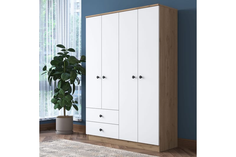 Rinorea Garderobe 120x170 cm, Brun