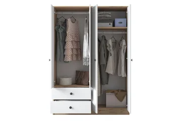 Rinorea Garderobe 120x170 cm - Brun - Opbevaring - Tøjopbevaring - Garderobeskabe - Garderobeskab & klædeskab