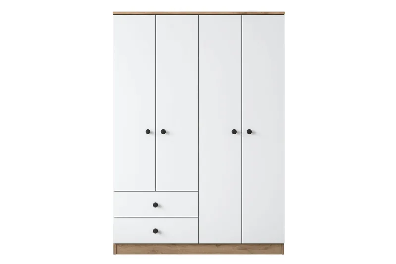 Rinorea Garderobe 120x170 cm - Brun - Opbevaring - Tøjopbevaring - Garderobeskabe - Garderobeskab & klædeskab