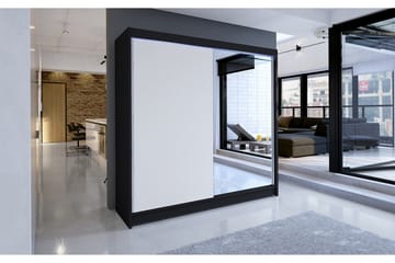 Talin garderobe 180x58x215 cm - Hvid - Opbevaring - Tøjopbevaring - Garderobeskabe - Garderobeskab & klædeskab