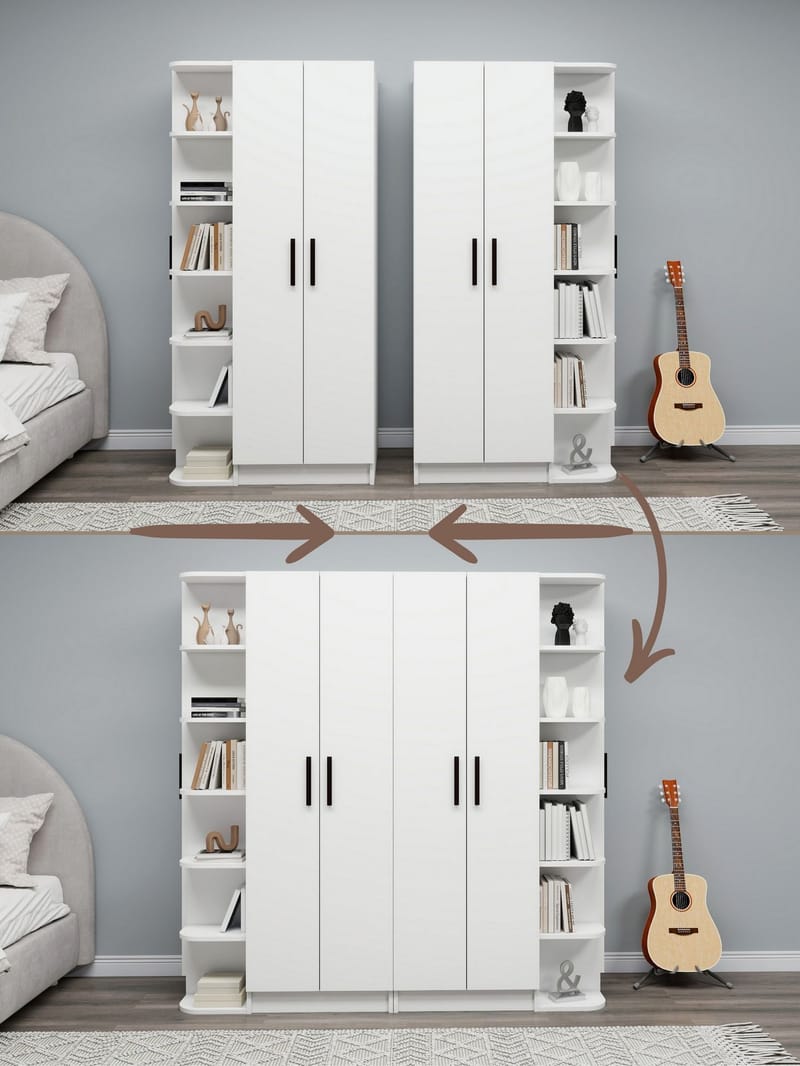 Wardrobe Hanah Home - Opbevaring - Tøjopbevaring - Garderobeskabe - Garderobeskab & klædeskab