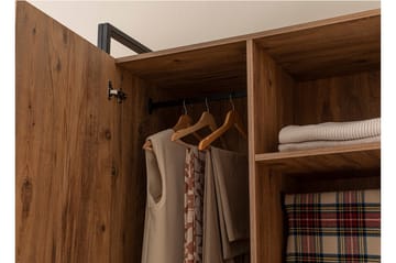 Witonia Garderobe 104x52 cm - Natur - Opbevaring - Tøjopbevaring - Garderobeskabe - Garderobeskab & klædeskab