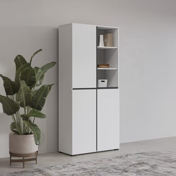 Garderobeskab Kryds 3 Døre - Hvid - Opbevaring - Tøjopbevaring - Garderobeskabe