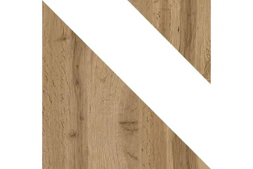 Garderobeskab med Skuffer 255 cm i Eg - Hvid|Beige - Opbevaring - Tøjopbevaring - Garderobeskabe