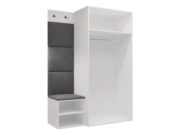 garderobeskab Medi Valnød + Manila 04 - Valnød + Manila 04 - Opbevaring - Tøjopbevaring - Garderobeskabe - Hjørnegarderobe