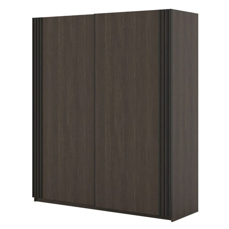 Garderobeskab Niva bred 2 skydedøre - Dunin Eg - Opbevaring - Tøjopbevaring - Garderobeskabe