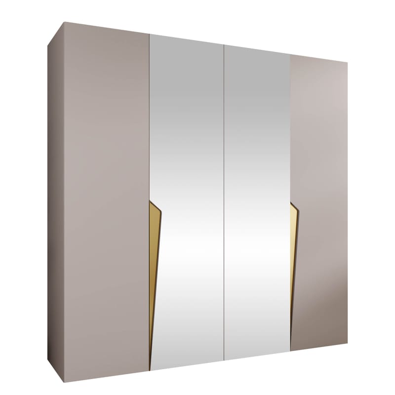 garderobeskab NO_BRAND Garderob PIANO 2 200 kashmir Guld, undefined