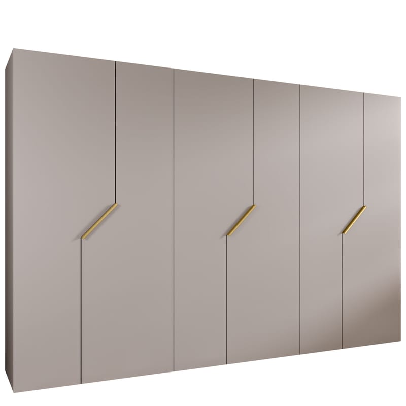 garderobeskab NO_BRAND Garderobeskab ANDREW 1 300 kashmir Guld, undefined
