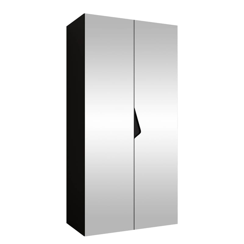 garderobeskab NO_BRAND Garderobeskab SANDI 3 100 sort Sort, undefined