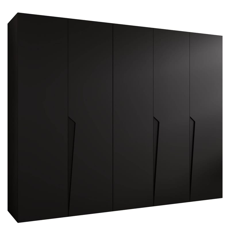 garderobeskab NO_BRAND Garderobeskab PIANO 1 250 sort Sort, undefined