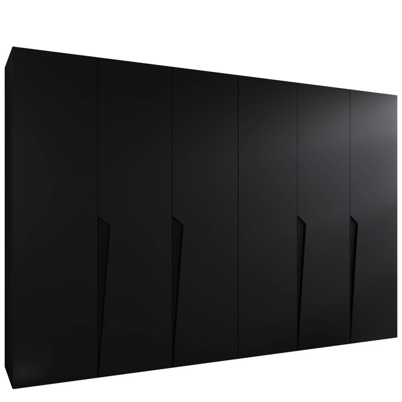 garderobeskab NO_BRAND Garderobeskab PIANO 1 300 sort Sort - Opbevaring - Tøjopbevaring - Garderobeskabe