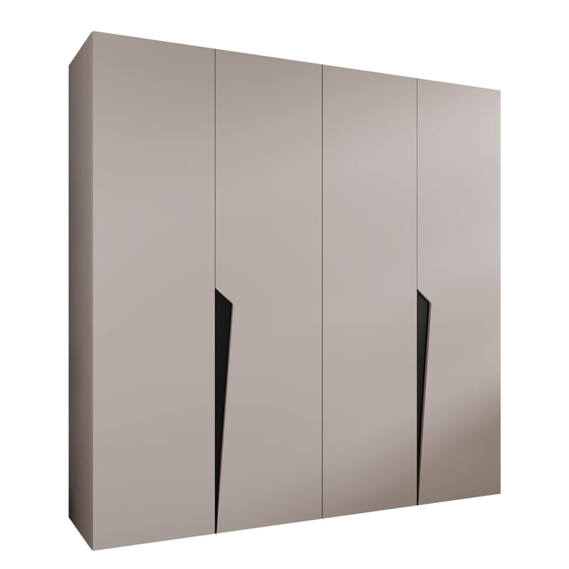 garderobeskab NO_BRAND Garderobeskab PIANO 1 200 kashmir Sort, undefined