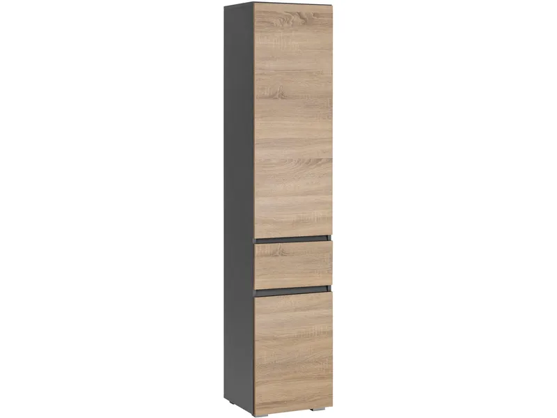 Garderobeskab uden spejl Hudnall garderobe 38x35 cm høj Natur,Antracit, undefined