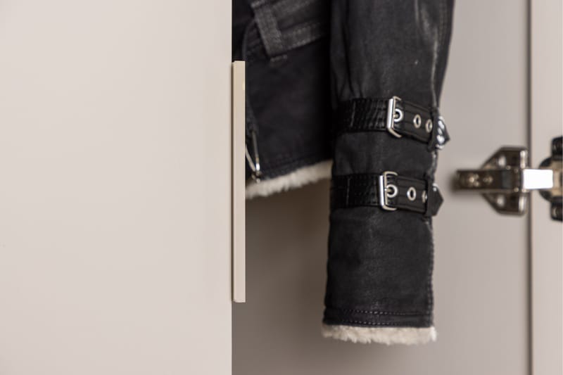 Garderobeskab uden spejl Venture Home Nice garderobeskab 60x177 cm beige Beige - Opbevaring - Tøjopbevaring - Garderobeskabe - Garderobeskab & klædeskab