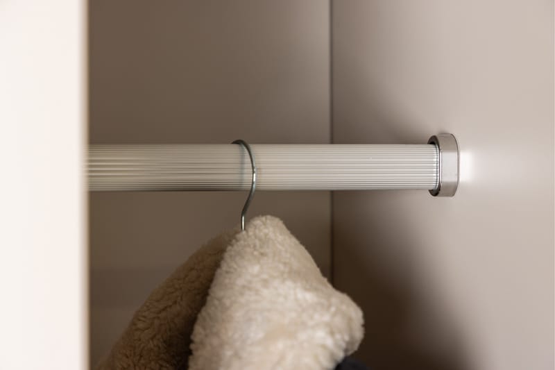 Garderobeskab uden spejl Venture Home Nice garderobeskab 60x177 cm beige Beige - Opbevaring - Tøjopbevaring - Garderobeskabe - Garderobeskab & klædeskab