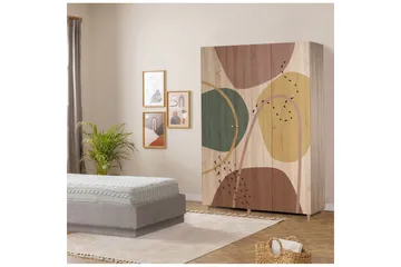 Gladfield Garderobe 135x192 cm - Natur - Opbevaring - Tøjopbevaring - Garderobeskabe
