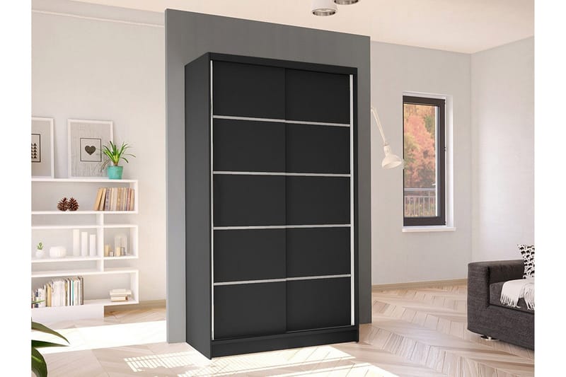 Glenmore Garderob Black - Opbevaring - Tøjopbevaring - Garderobeskabe