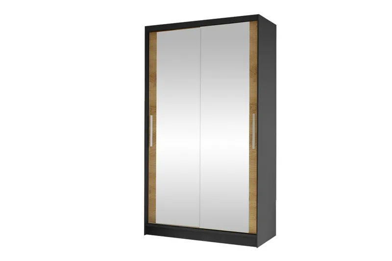 Glenmore Garderob m. Spegel Black, undefined