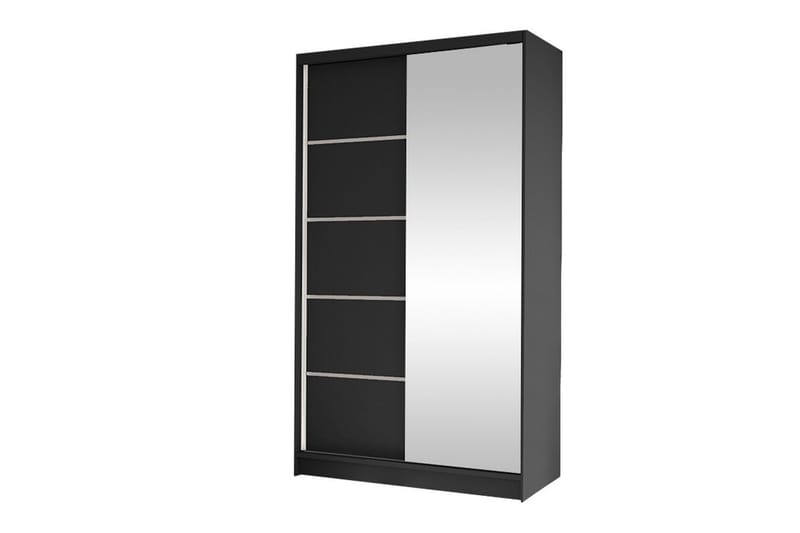 Glenmore Garderob m. Spegel Black, undefined